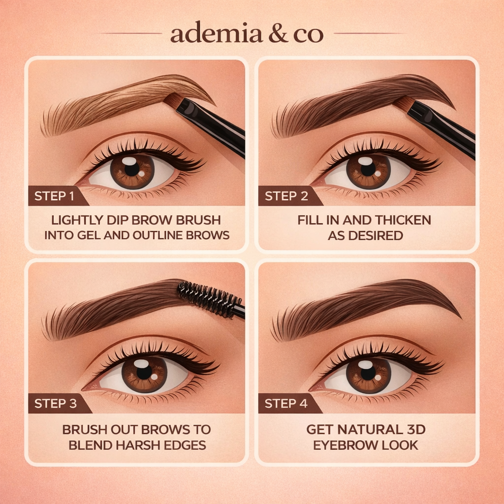 Ademia & Co - Eyebrow Tint Kit