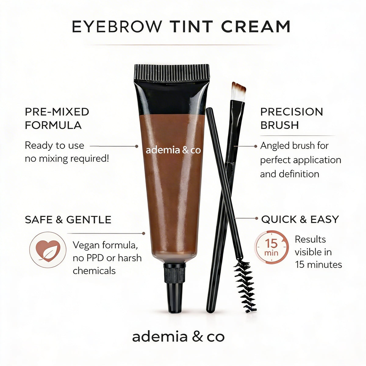 Ademia & Co - Eyebrow Tint Kit